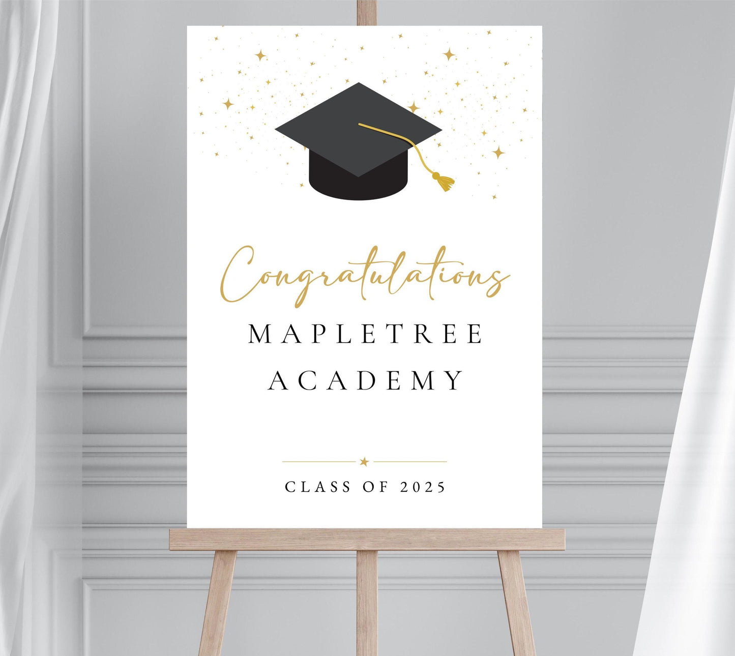Class of 2025 Graduation Welcome Sign, We Did It Graduation Party Printed Foamex Board, School Leaver Party Poster, Graduation Decorations