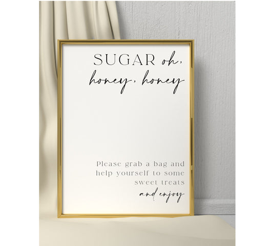 Dessert Table Sign, Love is Sweet Sign, Take a Treat Wedding Sign, Candy Cart Sign, Minimalist Wedding Prints, Sweet Station Sign